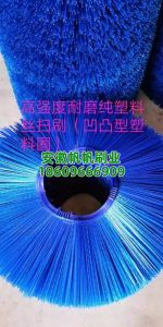 高強(qiáng)度耐磨純塑料絲掃刷(凹凸型塑料圈)